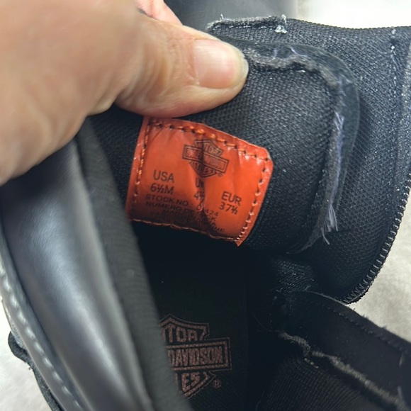 Harley-Davidson Black Combat Moto Boots with Rugged Design - Picture 10 of 14
